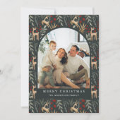 Nordic Year in Review Card Family Newsletter写真 シーズンカード (正面)