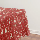 Nordic Yuletide Reindeer テーブルクロス (インサイチュ)