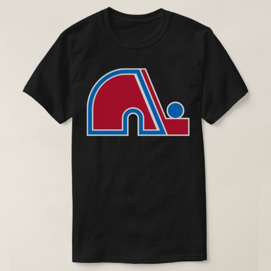 Nordiques QuebecホッケーチームアバランシェヴィンテージHD Tシャツ (デザイン正面)