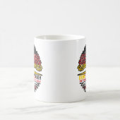 Nordirland Nordirisch Deutsch Deutschland Baum コーヒーマグカップ (中央)