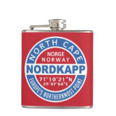 NORDKAPPノルウェイカスタムモノグラムフラスコ フラスク (正面)