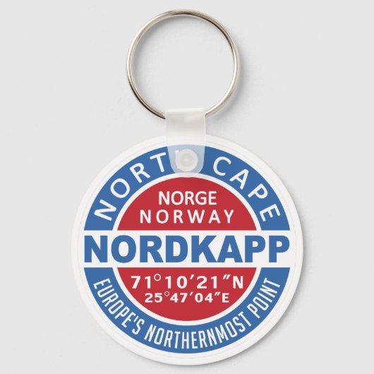 NORDKAPPノルウェーのキーチェーン キーホルダー (正面)