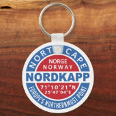 NORDKAPPノルウェーのキーチェーン キーホルダー (正面)