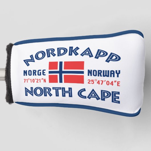 NORDKAPPノルウェーのドライバーカバー ゴルフヘッドカバー (正面)