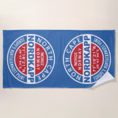 NORDKAPPノルウェーのビーチタオル ビーチタオル (正面)