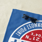 NORDKAPPノルウェーのビーチタオル ビーチタオル (インサイチュ)