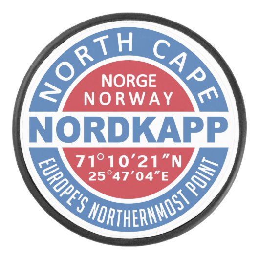 NORDKAPPノルウェーのホッケーパック アイスホッケーパック (正面)