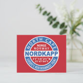 NORDKAPPノルウェーはがき ポストカード (スタンド正面)