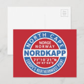 NORDKAPPノルウェーはがき ポストカード (正面/裏面)