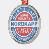 NORDKAPPノルウェーオーナメント メタルオーナメント (左)