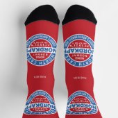 NORDKAPPノルウェー名前をカスタムする ソックス (上部)