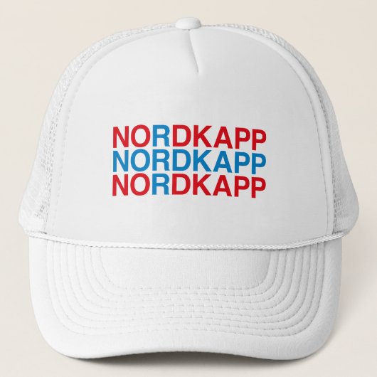 NORDKAPPノルウェー国旗 キャップ (正面)