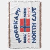 NORDKAPPノルウェー投げ毛布 スローブランケット (正面縦)