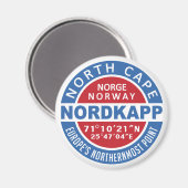 NORDKAPPノルウェー磁石 マグネット (正面/裏面)