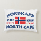 NORDKAPPノルウェー装飾用クッション アクセントクッション (裏面)