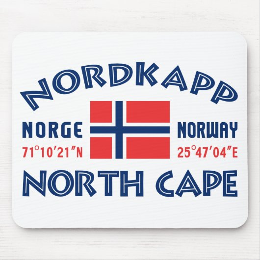 NORDKAPPノルウェーmousepad マウスパッド (正面)