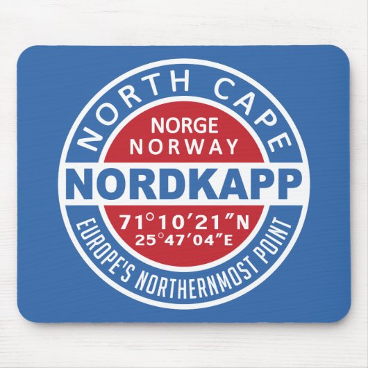 NORDKAPPノルウェーmousepad マウスパッド (正面)