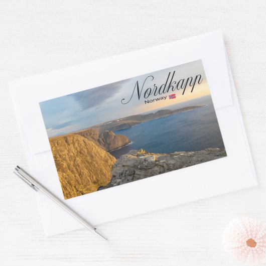 Nordkapp 長方形シール (封筒)