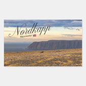 Nordkapp 長方形シール (正面)