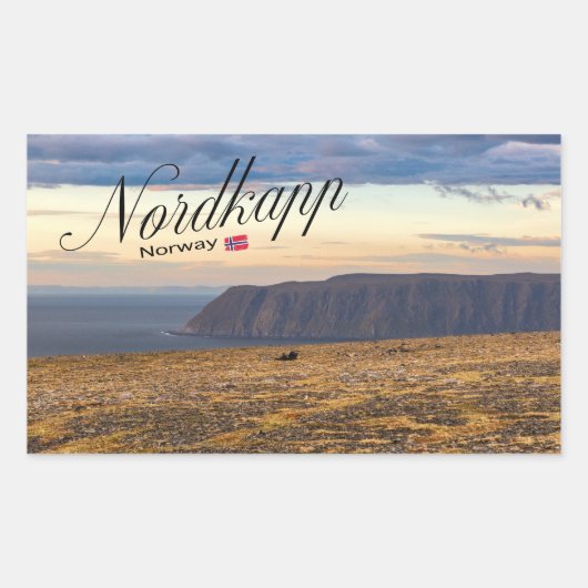 Nordkapp 長方形シール (正面)