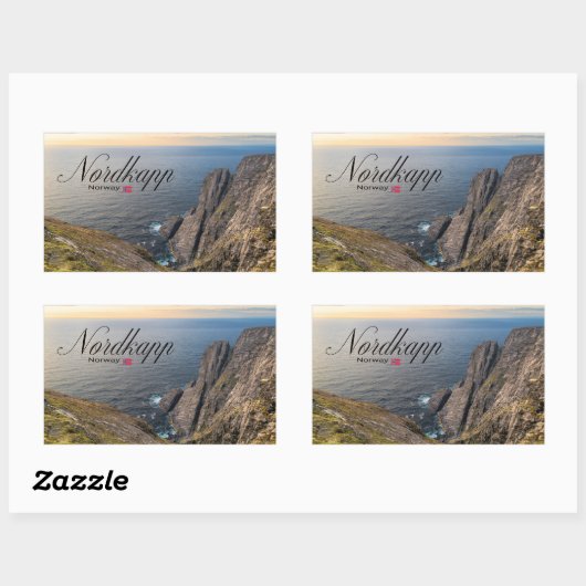 Nordkapp 長方形シール (シート)