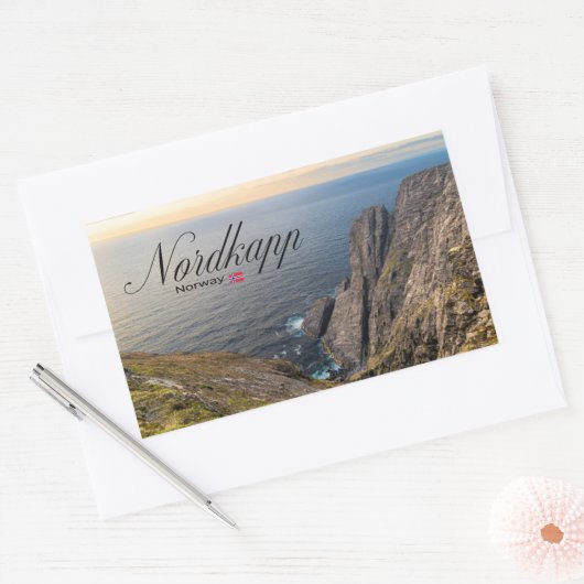 Nordkapp 長方形シール (封筒)
