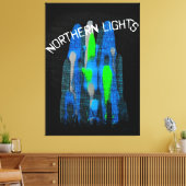 Nordlicht キャンバスプリント (インサイチュ (リビング))