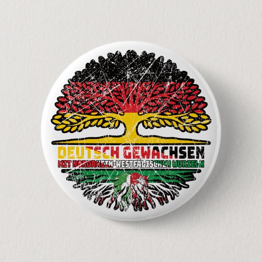 Nordrhein-Westfalen Deutschland 缶バッジ (正面)