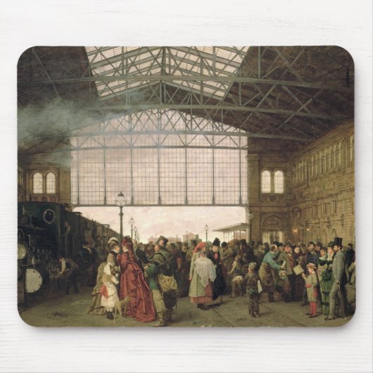Nordwest Bahnhof、ウィーン1875年 マウスパッド (正面)