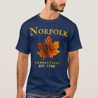 Norfolk CT  Connecticut Autumn  Tシャツ
