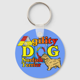 Norfolk_Terrier_機敏性 キーホルダー