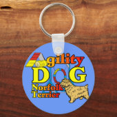 Norfolk_Terrier_機敏性 キーホルダー (正面)
