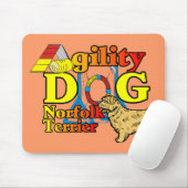 Norfolk_Terrier_機敏性 マウスパッド (マウス)