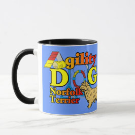 Norfolk_Terrier_機敏性 マグカップ