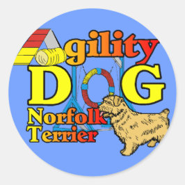 Norfolk_Terrier_機敏性 ラウンドシール