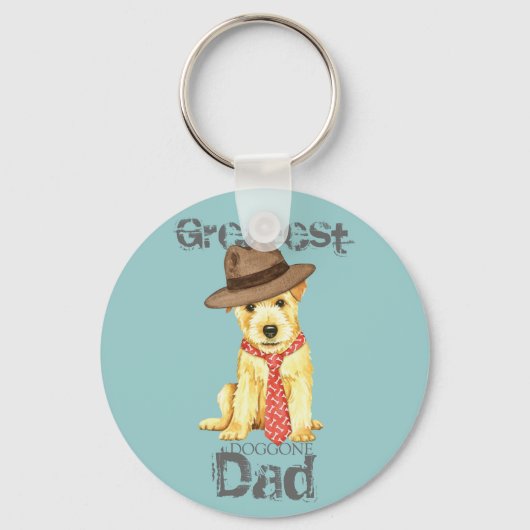 Norfolk Terrier Dad キーホルダー (正面)