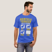 Norfolk Terrier Guide To Training Shirts Dog Mom Tシャツ (正面フル)