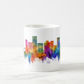 Norfolk Virginia Skyline コーヒーマグカップ (中央)
