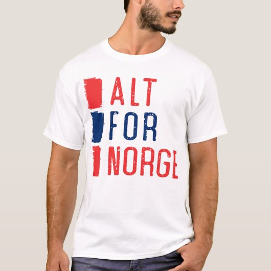 NorgeのノルウェーのモットーのTシャツのためのAlt Tシャツ (正面)