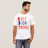 NorgeのノルウェーのモットーのTシャツのためのAlt Tシャツ (正面フル)
