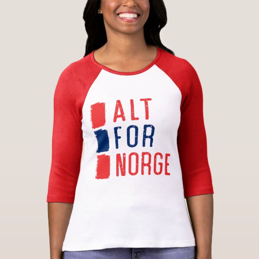 NorgeのノルウェーのモットーのTシャツのためのAlt Tシャツ (正面)
