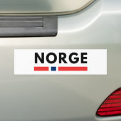 Norge バンパーステッカー (車上)