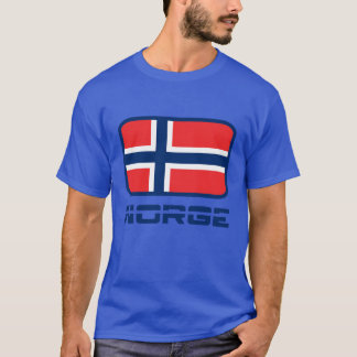 Norge Flag friend Tシャツ