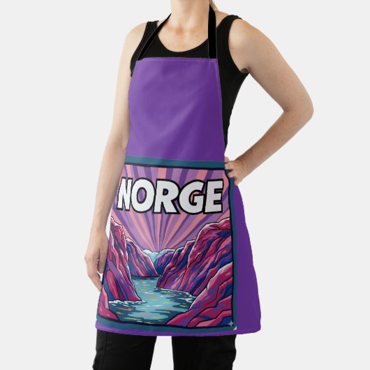Norge Norway Geirangerfjords Fjords Apron エプロン (インサイチュ)