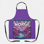 Norge Norway Geirangerfjords Fjords Apron エプロン (正面)