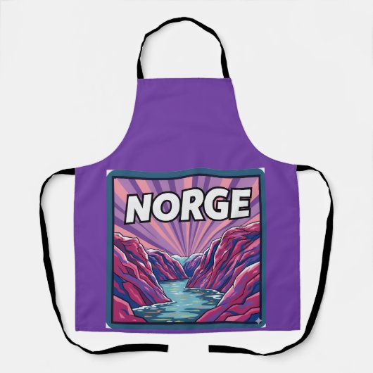 Norge Norway Geirangerfjords Fjords Apron エプロン (正面)