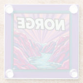 Norge Norway Geirangerfjords Fjords Coaster ガラスコースター (裏面)