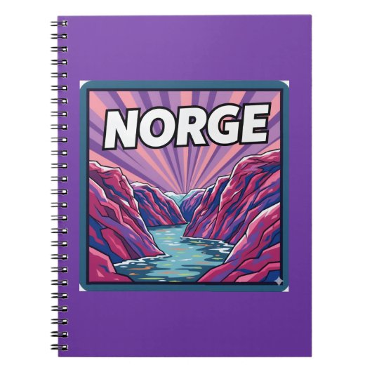 Norge Norway Geirangerfjords Fjords Notebook ノートブック (正面)