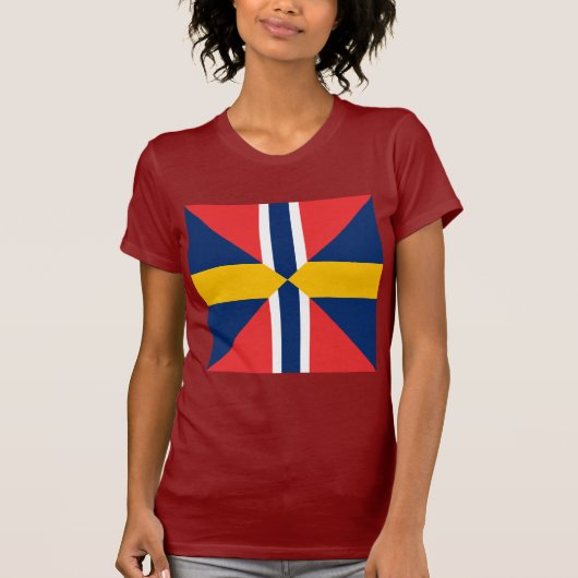 Norge Sverige Sildesalaten、ノルウェー Tシャツ (正面)