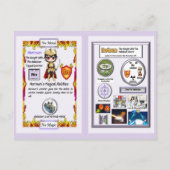 Norinum – ナイト・ノベリウムシミタール ポストカード (裏面)